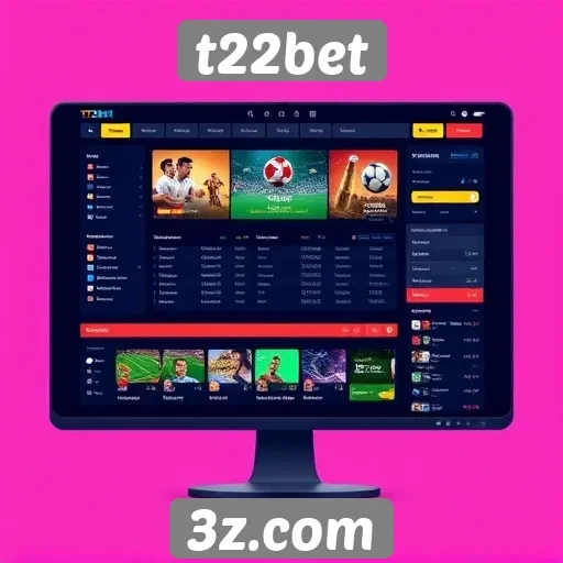 experiência do usuário no site t22bet